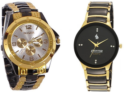 

Fighter New Stylish Rosra IIK Combo Wrist Watch - For Men