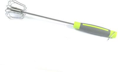 

Lavelle Kitchen Press To Rotate Stainless Steel, Silicone Spiral Whisk