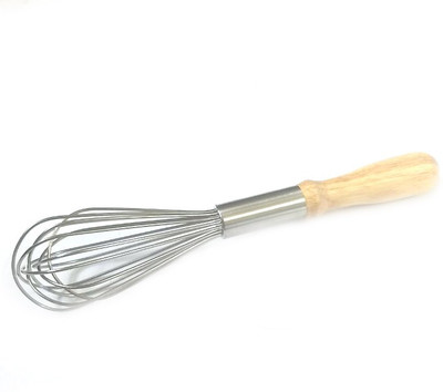 

Lavelle Kitchen Premium Wooden Handle Stainless Steel, Wood Balloon Whisk