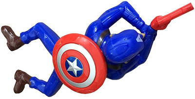 

Tiny's World captain America Action Figure(Multicolor)