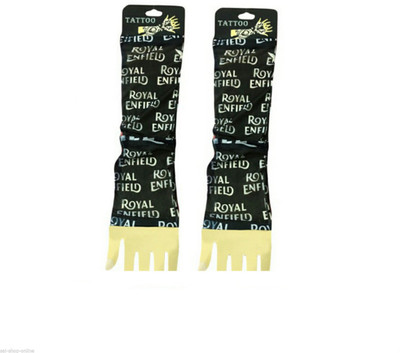 

Capeshoppers Cotton Arm Sleeve For Men & Women With Tattoo(Free, Multicolor)