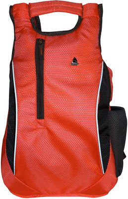 

Clubb College Backpack Orange 8 L Laptop Backpack(Orange), Orange & grey