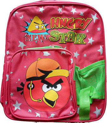 

Dream ANGRY BACKPACK 20 L Backpack(Black), Red