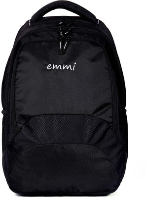 

EMMI BAGS Emmibags Lycra Black Backpack Backpack(Black, 26 L)