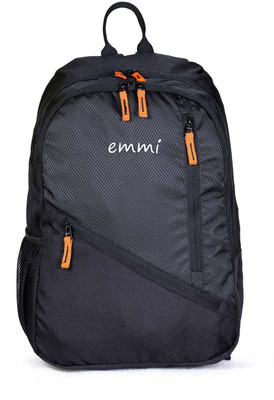 

EMMI BAGS Emmibags Dixie Black Backpack Backpack(Black, 22 L)