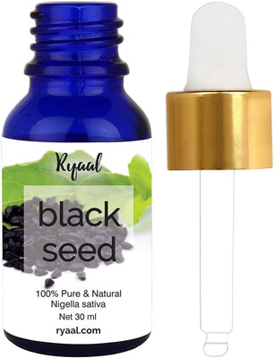 

Ryaal Black Seed Oil 100% Genuine Cold Pressed Black Cumin Seed Oil Kalonji Oil(30 ml)