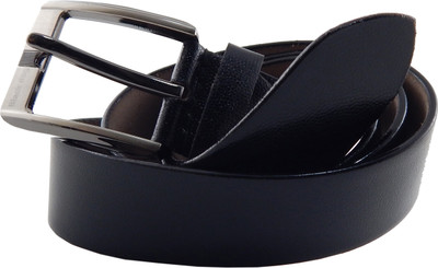 

BlackDog Men Casual, Party Black Genuine Leather Belt