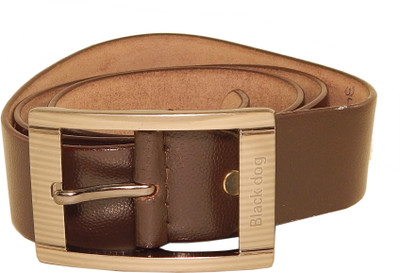 

BlackDog Men Casual, Party Brown Genuine Leather Belt