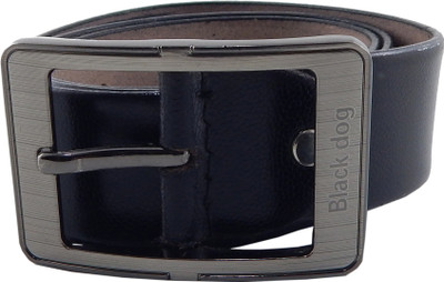 

BlackDog Men Casual, Party Black Genuine Leather Belt