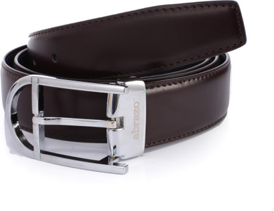 

abrazo Men Casual Brown Artificial Leather Belt