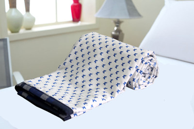 

Polka Animal  Dohar(Cotton, Blue
