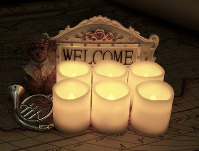 

A To Z Traders Direct,Steady TeaLight Candle(Yellow, White, Pack of 6), White;yellow