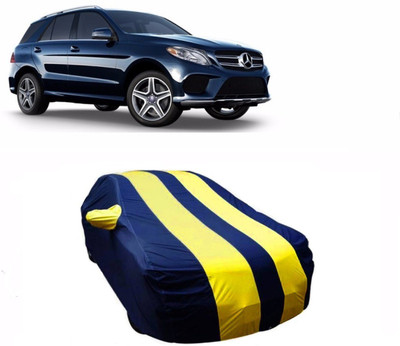 CoNNexXxionS Car Cover For Mercedes Benz GLE (With Mirror Pockets)(Blue, Yellow)
