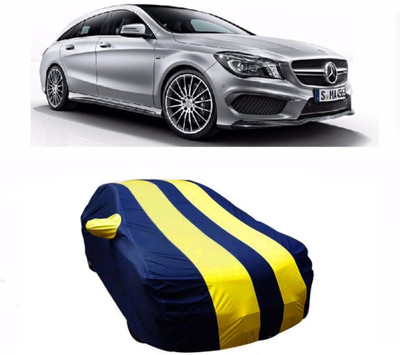 CoNNexXxionS Car Cover For Mercedes Benz CLA (With Mirror Pockets)(Blue, Yellow)