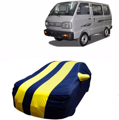 CoNNexXxionS Car Cover For Maruti Suzuki Omni (With Mirror Pockets)(Blue, Yellow)