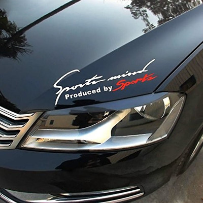 

isee360 Phrases Sticker for Sides(White, Red)