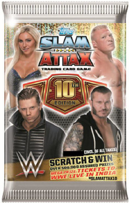 

TOPPS INDIA SLAM ATTAX 10th EDITION FLOWPACK 2017/18 (40 PACKET)(Multicolor)