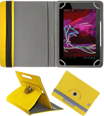 Fastway Book Cover for Swipe Mtv Slate(Yellow, Cases with Holder)