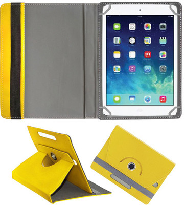 Fastway Book Cover for Apple iPad mini 2 7.9 inch(Yellow, Cases with Holder)