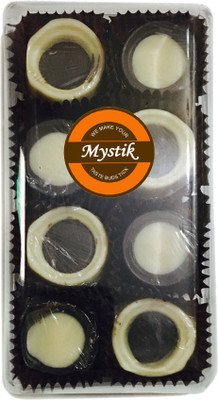 

Mystik 8 Pc Black & White Rum Chocolate Box Brittles(120 g)