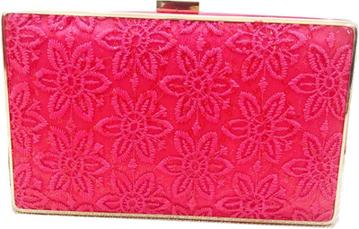 

CRAFTBAZAAR Party Pink Clutch