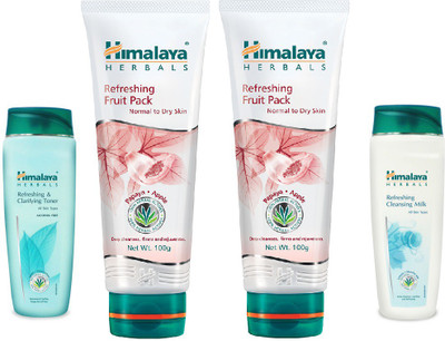 

Himalaya refreshing fruit pack, refreshing toner, refreshing milk(Set of)