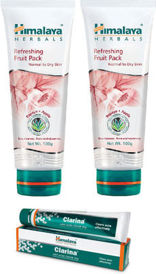 

Himalaya refreshing fruit pack, calrina cream(Set of)