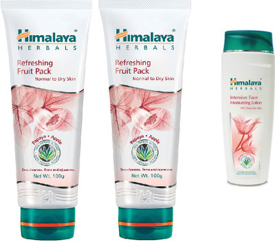 

Himalaya refreshing fruit pack, incentive face lotion(Set of)