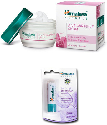 

Himalaya Anti Wrinkle Cream, Natural Intensive Lip Balm(Set of)