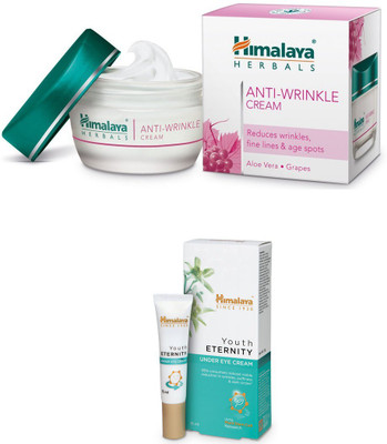 

Himalaya Anti Wrinkle Cream, Youth Etetnity Under Eye Cream(Set of)