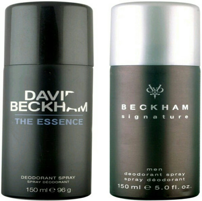 devid beckham essence & signature Body Spray - For Men & Women(150 ml, Pack of 2)