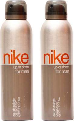 

Nike Up Or Down Pack Of 2 Deodorant Spray - For Men(400 ml, Pack of 2)