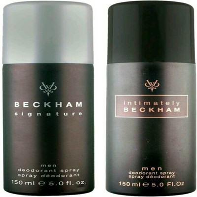 

devid beckham signature & intimately Deodorant Spray - For Men & Women(150 ml, Pack of 2)