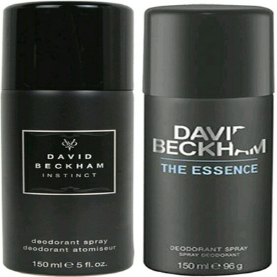 

devid beckham instinct & essence Body Spray - For Men & Women(150 ml, Pack of 2)