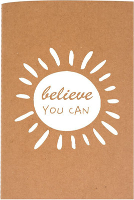 

The Crazy Me A5 Diary(Believe You can White & Brown, Brown)