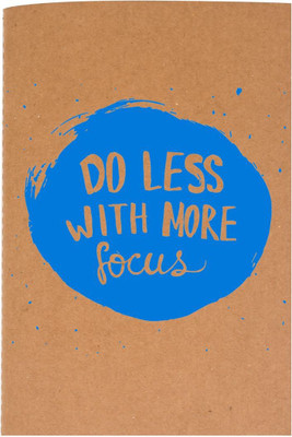 

The Crazy Me A5 Diary(Do Less With More Focus Brown, Brown)
