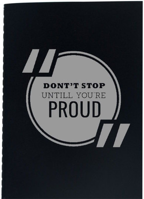

The Crazy Me A5 Diary(Don't stop Until you're Proud Black, Black)