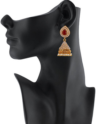 Aradhya GCN1017 Pearl Alloy Jhumki Earring