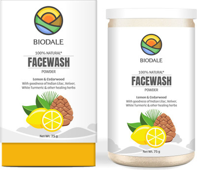 

BIODALE 100% Natural Face Wash Powder Face Wash(75 g)