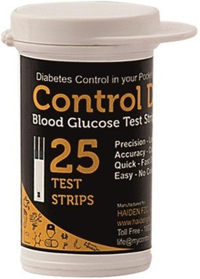 Control D HDCDSTP25 25 Glucometer Strips