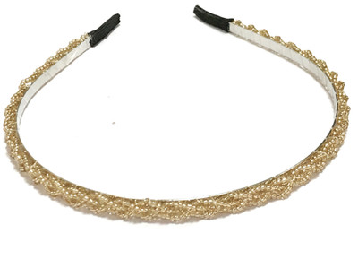 

SUNSKRITI SJ-168 Hair Band(Gold)