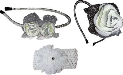 

Roop Combo of Multi Color Floral Hairbands Hair Accessory Set(Multicolor)