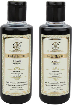 

Khadi Natural Organic 18 Herbs Hair Oil(420 ml)