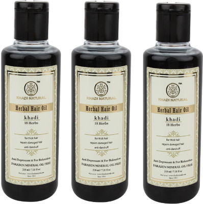 

Khadi Natural Organic 18 Herbs Hair Oil(630 ml)