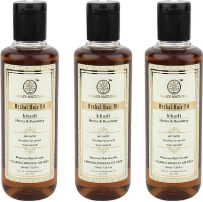 

Khadi Natural Organic Henna & Rosemary Hair Oil(630 ml)