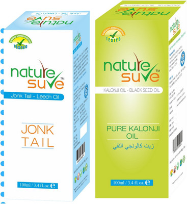 

nature sure Combo pack of Kalonji Oil-100ml and Jonk Oil (Leech Oil)-100ml Hair Oil(200 ml)