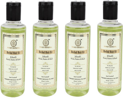 

Khadi Natural Organic Neem, Teatree & Basil Hair Oil SLS & Paraben Free Hair Oil(840 ml)