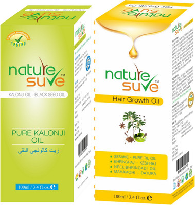 

nature sure Combo of Kalonji Oil and Hair Growth Oil Hair Oil(200 ml)