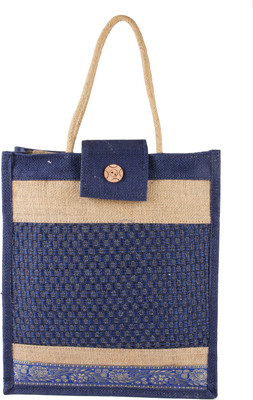 

Lotus Designer Tote(Blue, Grey)