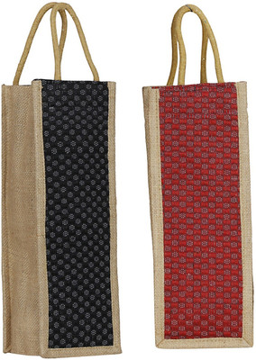 

WhiteAsh Bottle Bag(Red, Black), Black;red